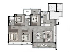 杭州建发杭地发展云城之上户型图,杭州建发杭地发展云城之上房型图,建发杭地发展云城之上原始户型图大全 - 安居客