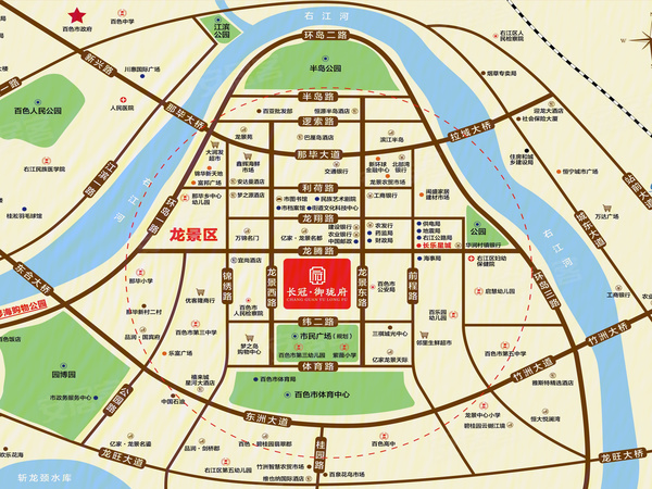 长冠·御珑府楼盘区位规划