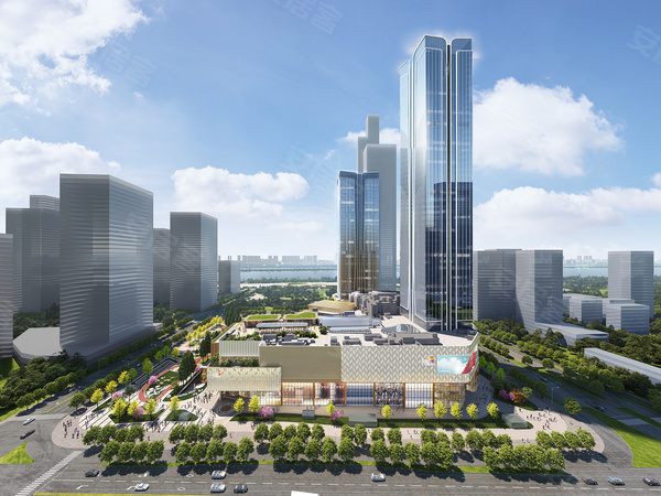 龙湖清能武汉101楼盘建筑物外景