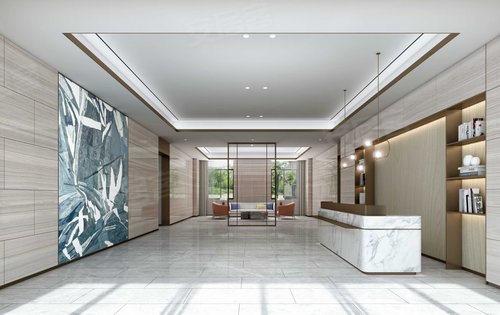 中海龙湾u-live公寓动态:龙湾项目后期入户大堂标准,很棒哦-南京安居