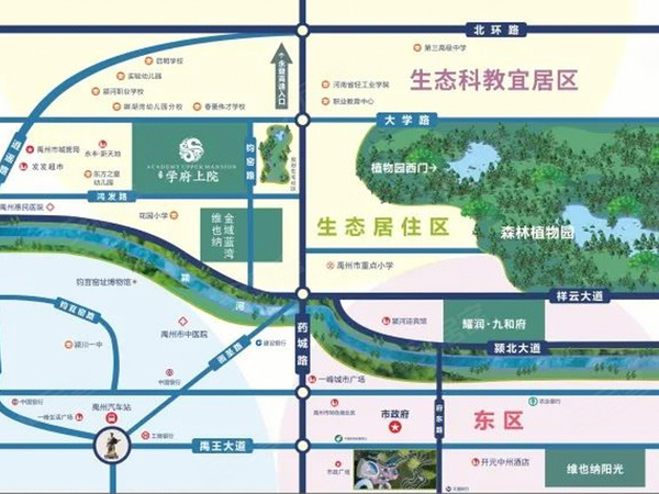 耀润·学府上院，许昌耀润·学府上院房价，楼盘户型，周边配套，交通地图，大学路与药城路交汇处向西200米路南 - 安居客