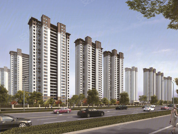 禹城金辰府楼盘建筑物外景