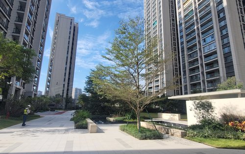 中海地产悦江府北区·东区动态:南区现房景观-汕头安居客