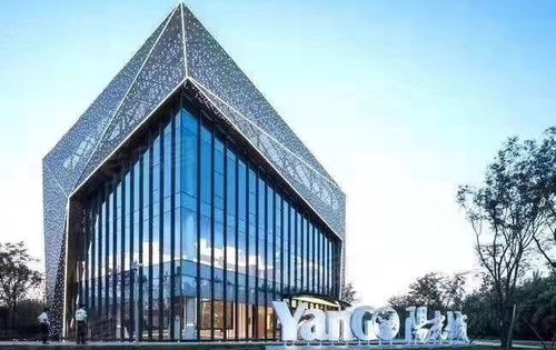 阳光城尚东湾售楼部大门口外立面欢迎看房