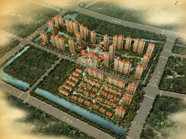 中南世纪城鸟瞰图
