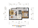 昆明恒大文化旅游城楼层平面图