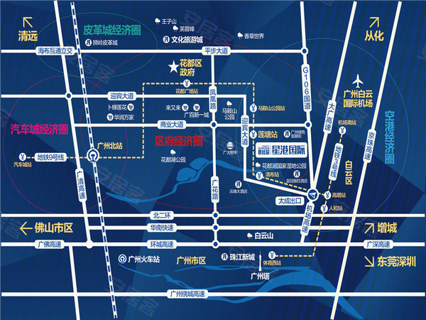 碧桂园星港国际，广州碧桂园星港国际房价，楼盘户型，周边配套，交通地图，迎宾大道东侧（地铁莲塘站B出口） - 安居客