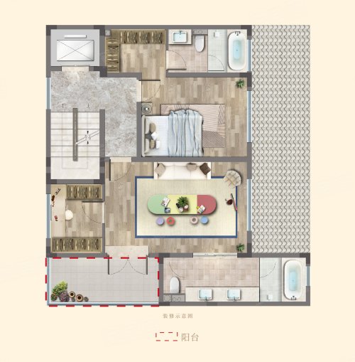 绍兴棠颂和鸣303㎡户型，绍兴棠颂和鸣别墅约303.00平米户型图，朝南朝向 - 绍兴安居客