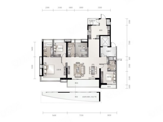 武汉热门活动 华侨城原岸 东湖私邸 参考面积:约 227.