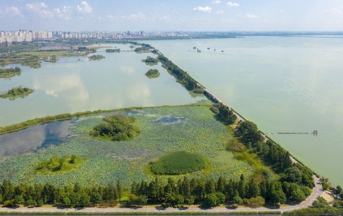 項目南200萬方貢湖灣溼地公園網紅打卡點彩虹跑道-無錫安居客