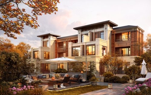 中海·望京府动态:合院别墅联排化,加大南北间距,增加舒适度.