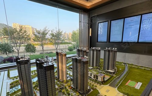 建发云栖上宸动态:小区沙盘照片-杭州安居客