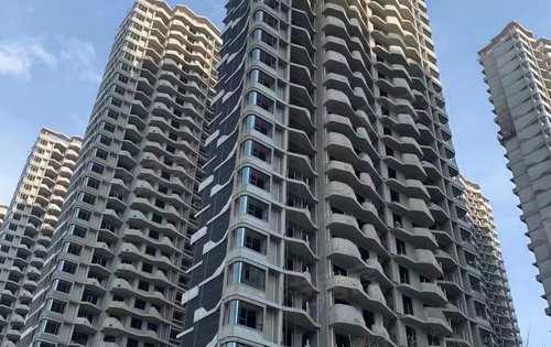 瀚海航城第四代住宅开始做外立面