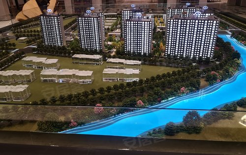 大沙盘,华著兰庭,南部新城品质楼盘