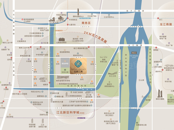 金陵云阙,南京金陵云阙房价,楼盘户型,周边配套,交通地图,青奥体育公园旁 - 安居客