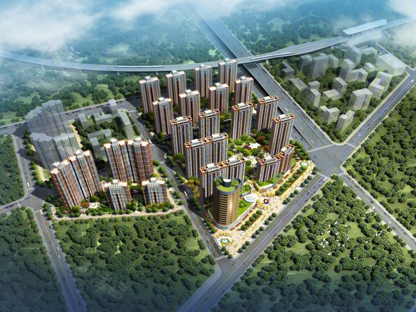 东方城三期鸟瞰图