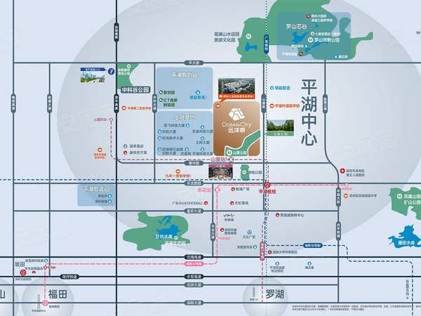 远洋城,深圳远洋城房价,楼盘户型,周边配套,交通地图,昌元西路与山厦路交汇处 - 安居客