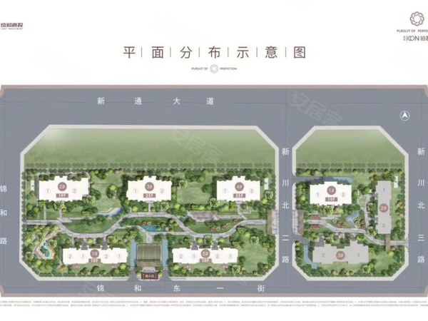高投ICON铂郡,成都高投ICON铂郡房价,楼盘户型,周边配套,交通地图,锦和东一街59号 ,新川北二路299号 - 安居客