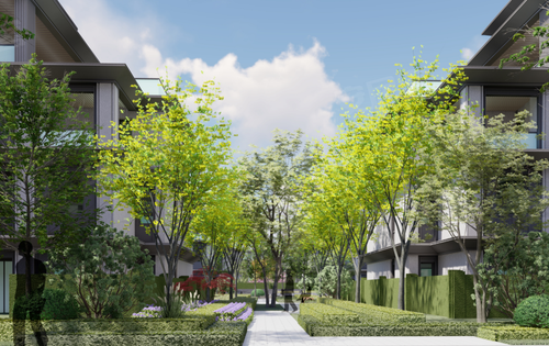 融创影都学府宸院动态:叠院内部景观效果-青岛安居客