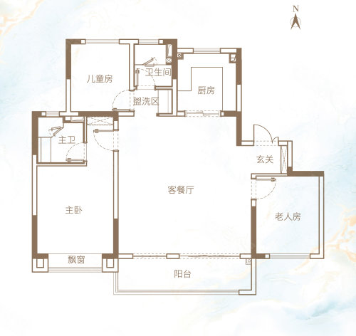 徐州富春山居户型图图片