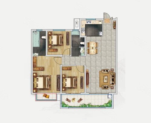 镇平县君悦华府户型图