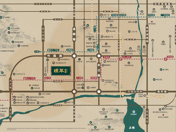 璟萃雅园，苏州璟萃雅园房价，楼盘户型，周边配套，交通地图，吴中木渎花苑东路北侧、金枫路西侧 - 安居客