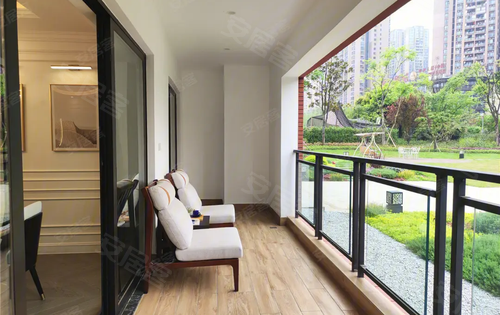 南北观景双阳台设计阳光清风自对流园林风光前呼后拥