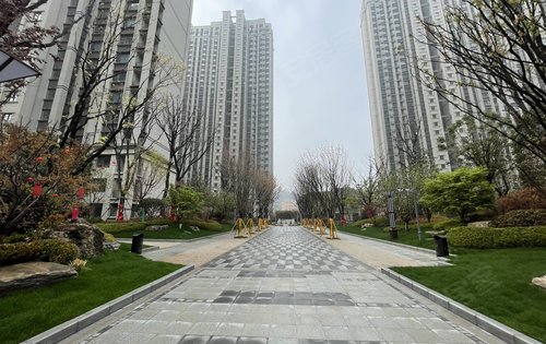 轩苑·雍华公馆cd区动态:a楼栋外观,小区大门