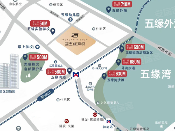 中交建发五缘海悦，厦门中交建发五缘海悦房价，楼盘户型，周边配套，交通地图，惠灵顿路与佐世保路交叉口东南侧 - 安居客