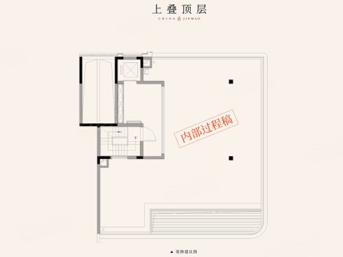 金茂璞逸云湖上叠264平米,金茂璞逸云湖别墅约264.00平米户型图,朝南朝向 - 合肥安居客