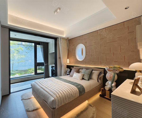 建发璞玥C户型，建发璞玥4室2厅2卫1厨约134.00平米户型图，朝南北朝向 - 武汉安居客