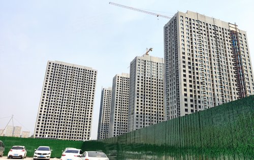 帝华广场动态:项目4567号楼均以封顶可实体楼现场参观-济南安居客