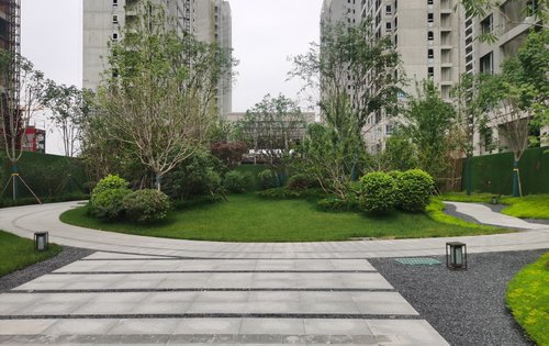 沣水云岭动态:小区东门景观-西安安居客