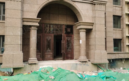 6米大堂,法式入户大门