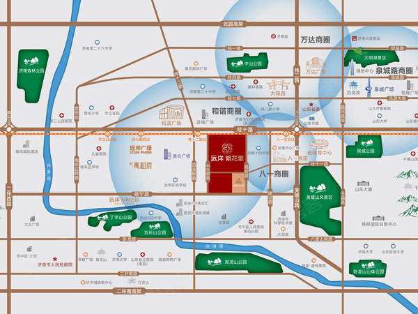 远洋繁花里,济南远洋繁花里房价,楼盘户型,周边配套,交通地图,经十路南,建宁路以北,第十四中西邻 - 安居客