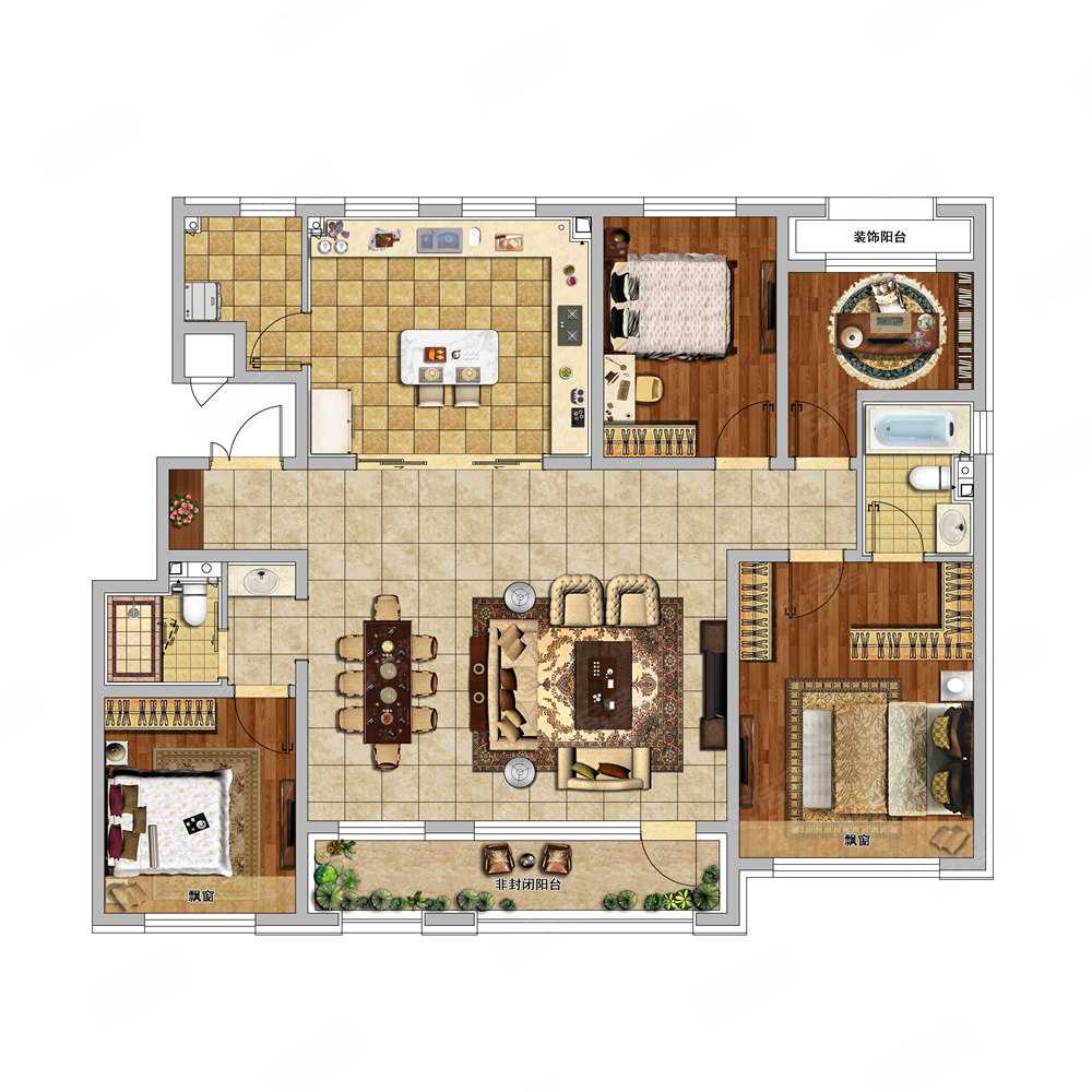98m05,3室2厅1卫 98m05,4室2厅2卫 160m05关联户型:吴中桃花源