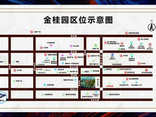 金桂园小区楼盘区位规划