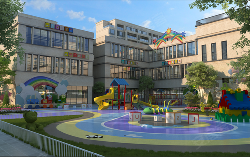 绿城61诚园园区幼儿园意向效果图