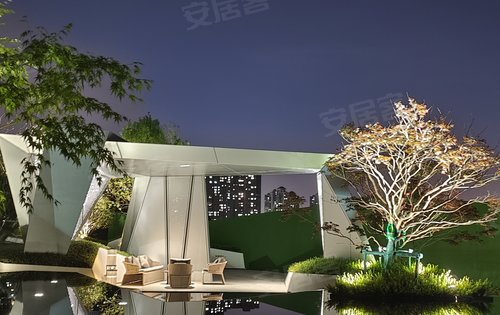 绿城·清水湾动态:小区园林景观实景拍摄-西安安居客