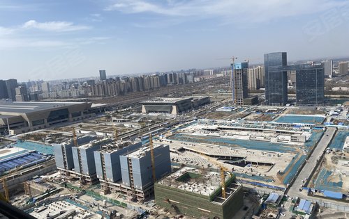 郑州高铁站东广场日渐完善中华润置地高铁站东广场打造百万方商业
