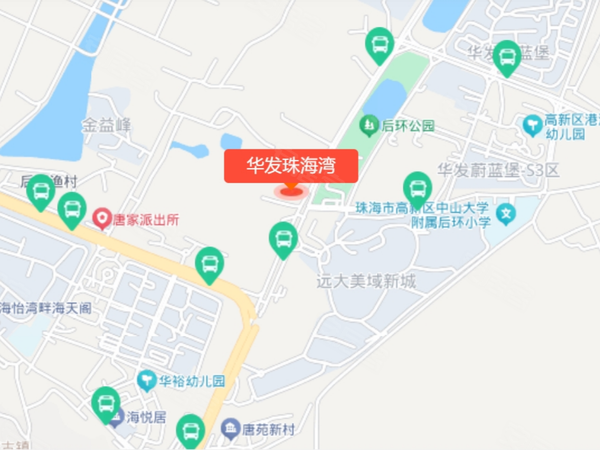 华发珠海湾，珠海华发珠海湾房价，楼盘户型，周边配套，交通地图，港湾大道与唐淇路交汇处 - 安居客