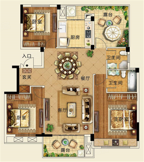 中梁九号院户型图