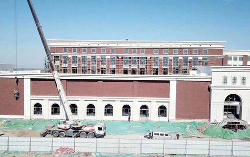 金地长湖湾动态:南开翔宇私立学校静海团泊东区分校施工进度-天津安居