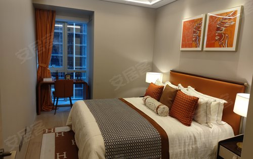 华贸姑苏里国际公寓120平户型样板间实拍