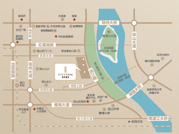中国铁建·西派澜廷,海口中国铁建·西派澜廷房价,楼盘户型,周边配套,交通地图,滨江路与博雅上路交汇处 - 安居客