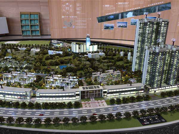 保利时光印象规划沙盘