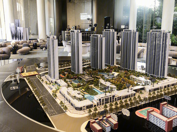 保利时光印象规划沙盘