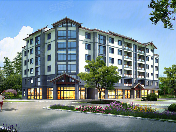 山海居楼盘建筑物外景