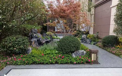 天河孔雀城二期别墅花园大赏析