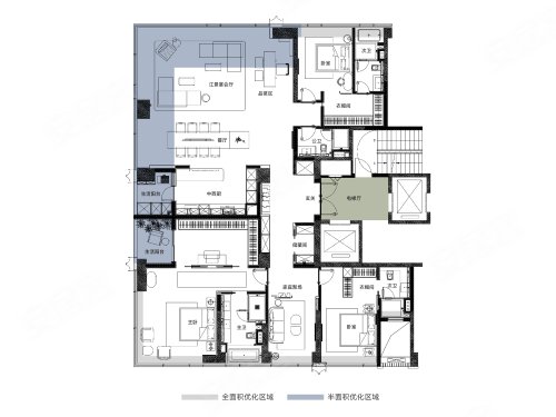 武汉长江中心,4室2厅4卫,临江大道(渔家舫对面),武汉长江中心R8#-1单元-51-5102 - 安居客